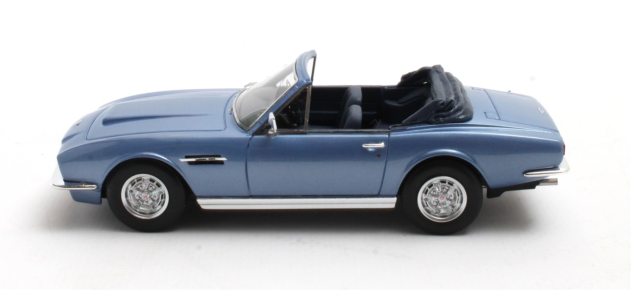 Aston Martin DBS Banham Cabriolet Open 1973 blue metallic 1:43 Matrix Scale Models