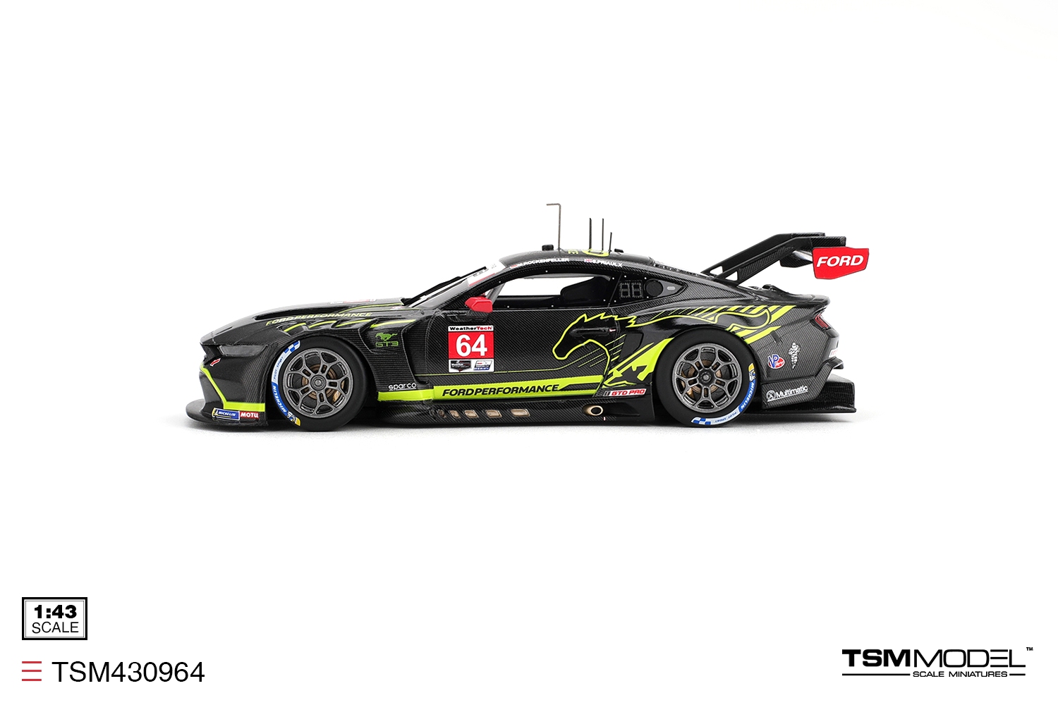 Ford Mustang GT3 Ford Multimatic Motorsports #64 Rockenfeller/ Priaulx Vir 2025 1:43 TSM Model