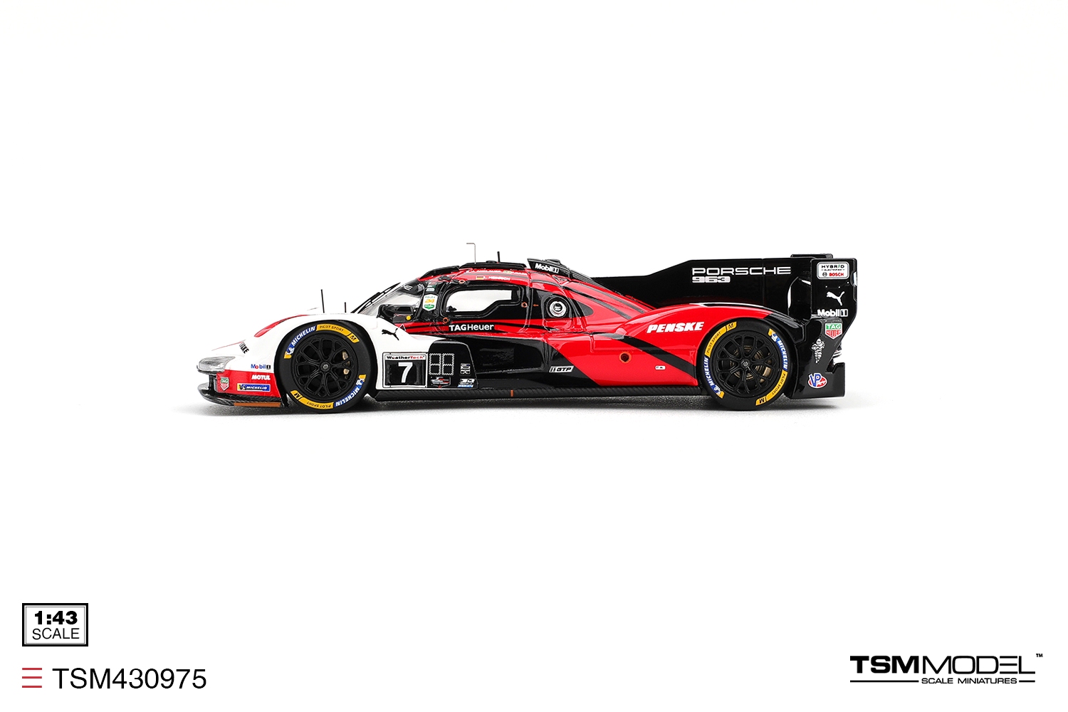 Porsche 963 Penske Motorsport #7 Andlauer/ Nasr/ Heinrich Winner 24H Daytona 2026 1:43 TSM Model
