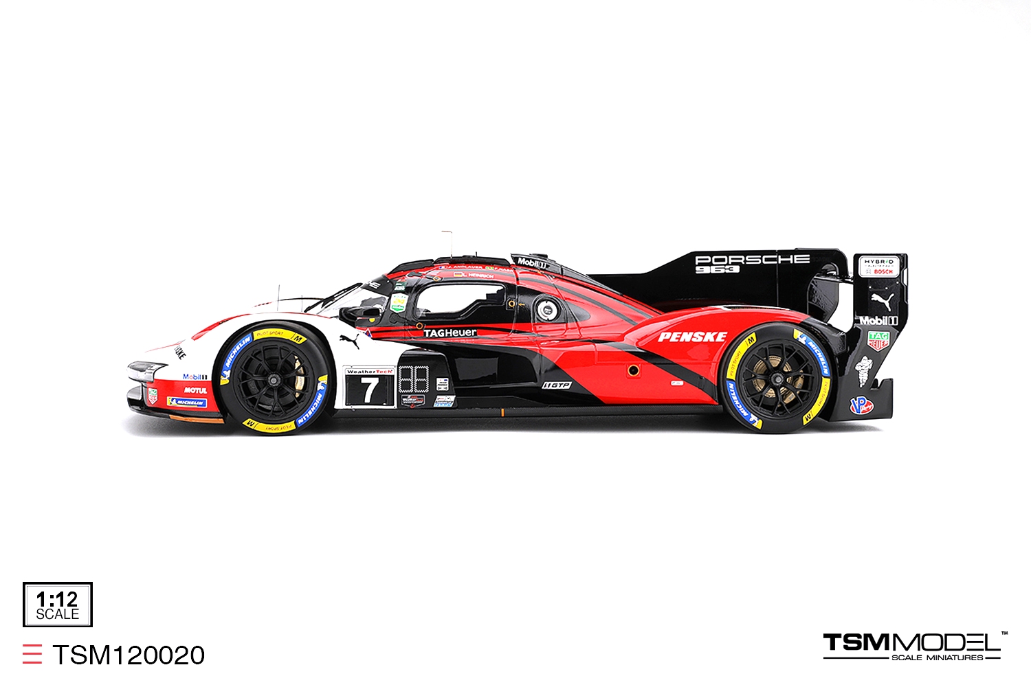 Porsche 963 Penske Motorsport #7 Andlauer/ Nasr/ Heinrich Winner 24H Daytona 2026 1:12 TSM Model