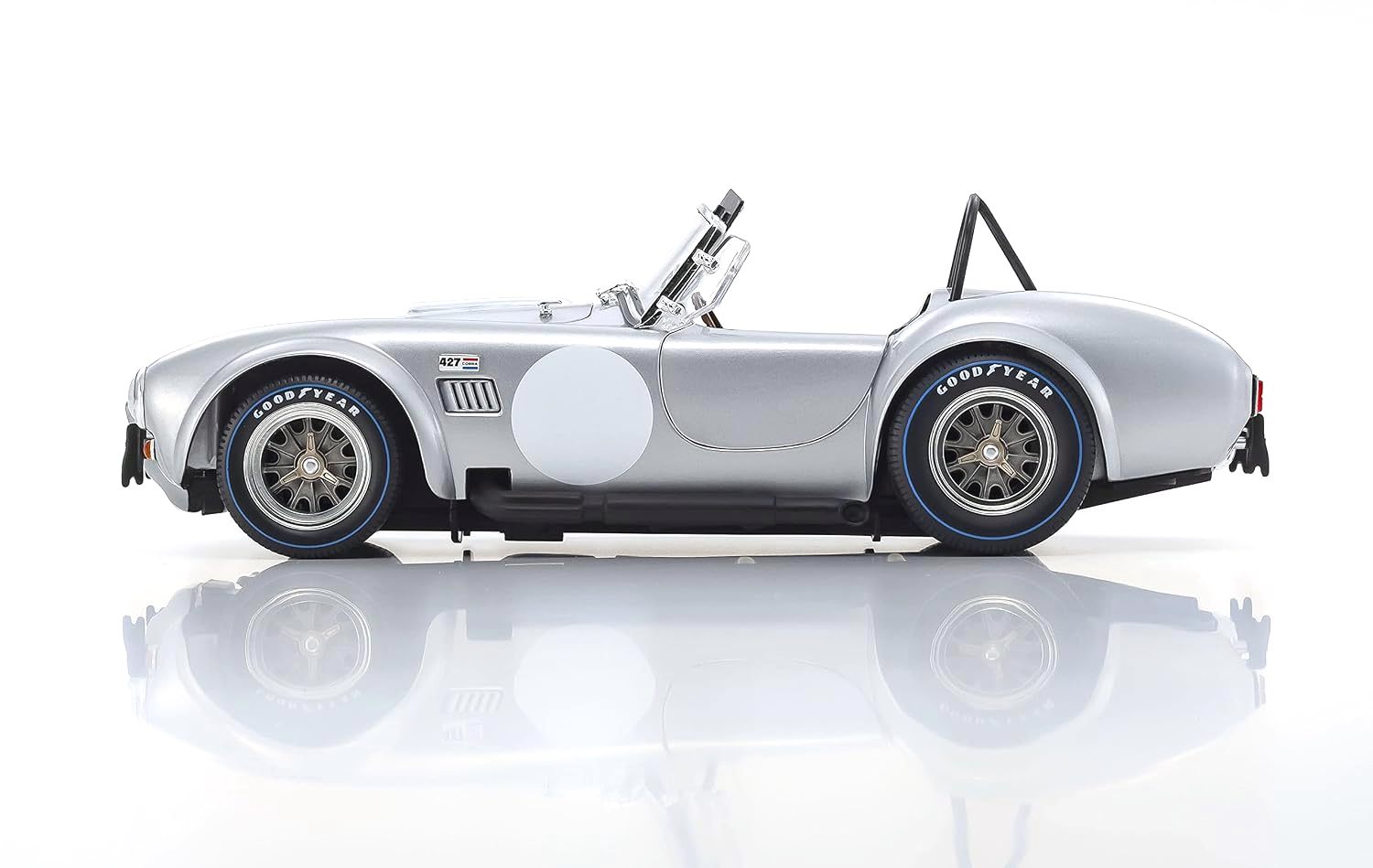 Shelby Cobra 427 S/C silver/white 1:18 Kyosho