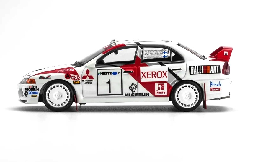 Mitsubishi Lancer Evolution IV GSR #1 Mäkinen/ Harjanne Winner Rally Finland 1997 1:64 Motorhelix