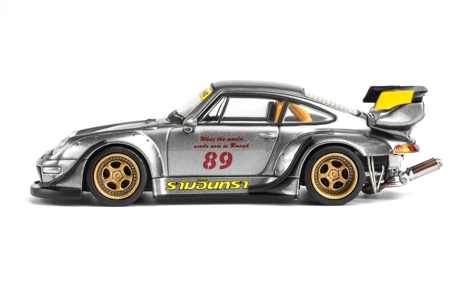 Porsche 911 993 RWB Rauh Welt #89 Ramintra Coupe 1993 Blister Packaging 1:64 Motorhelix