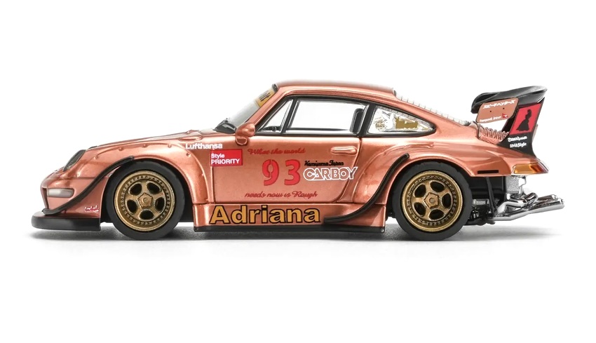 Porsche 911 993 RWB Rauh Welt #93 Adriana Coupe 1993 Blister Packaging 1:64 Motorhelix