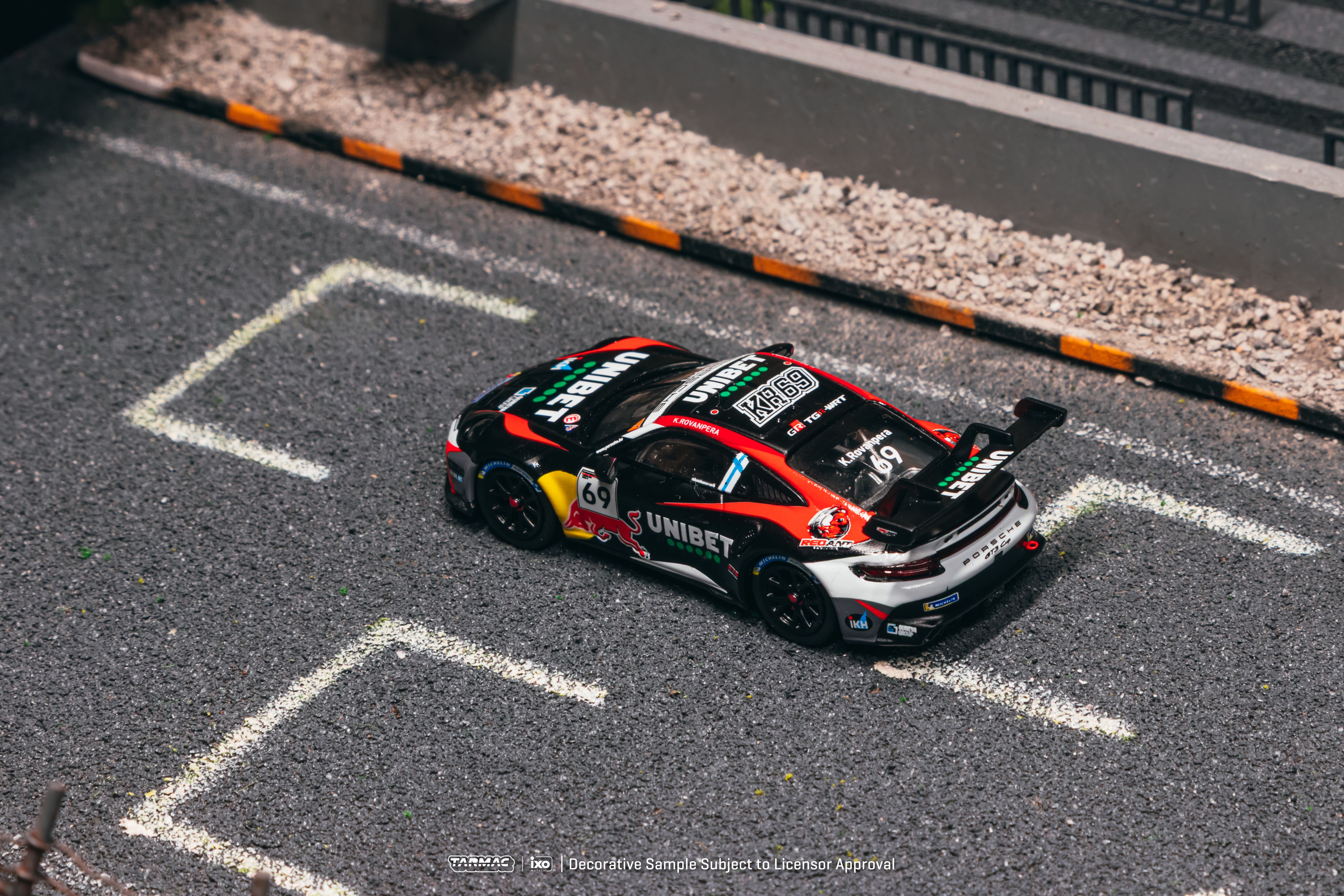 Porsche 911 GT3 Cup (992) RedAnt Racing #69 Kalle Rovanperä Porsche Carrera Cup Benelux 2024 1:64 Tarmac
