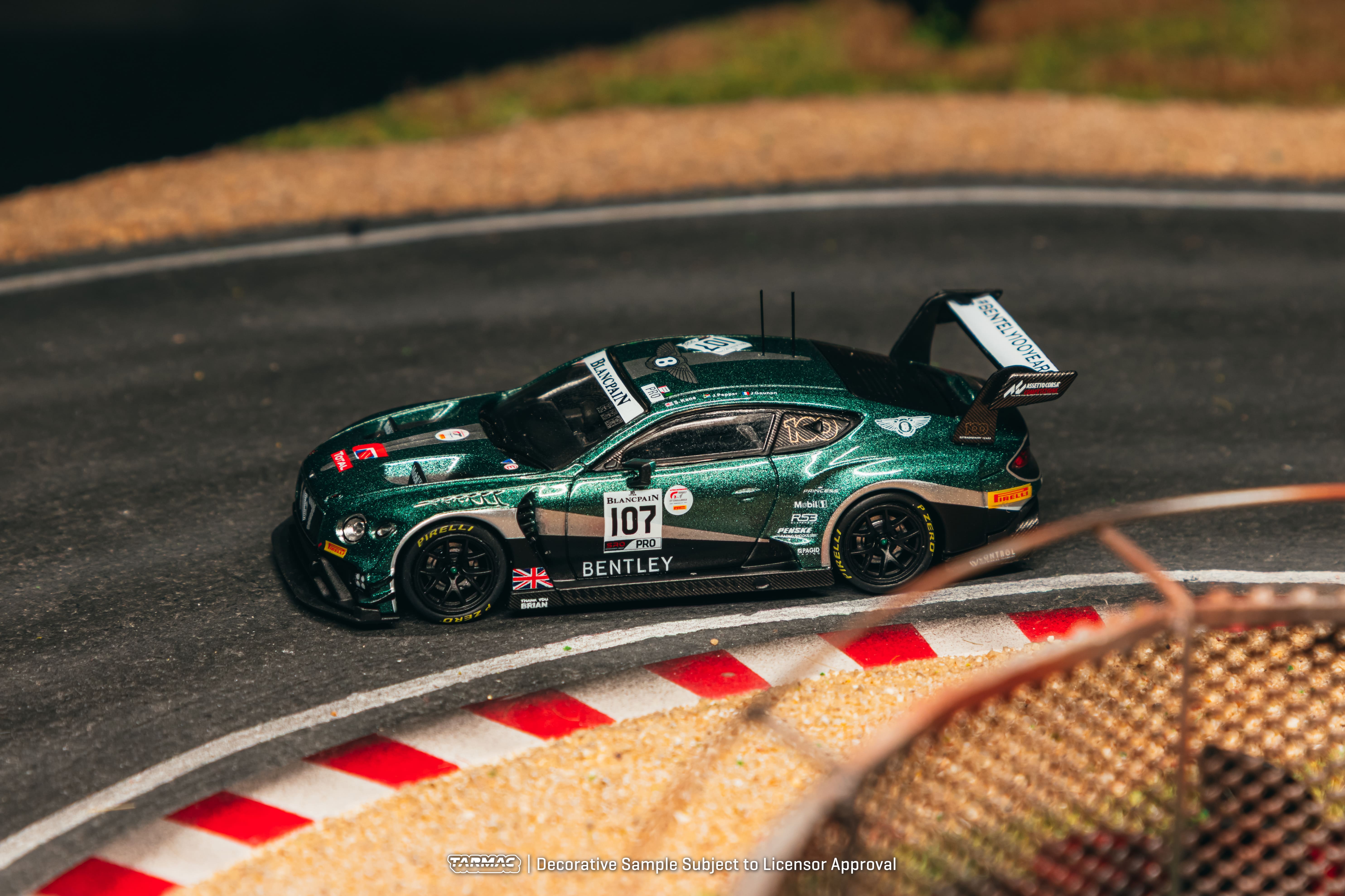 Bentley Continental GT3 Bentley Team M-Sport #107 J.Gounon/S.Kane/J.Pepper 24 Hours Of Spa 2019 1:64 Tarmac