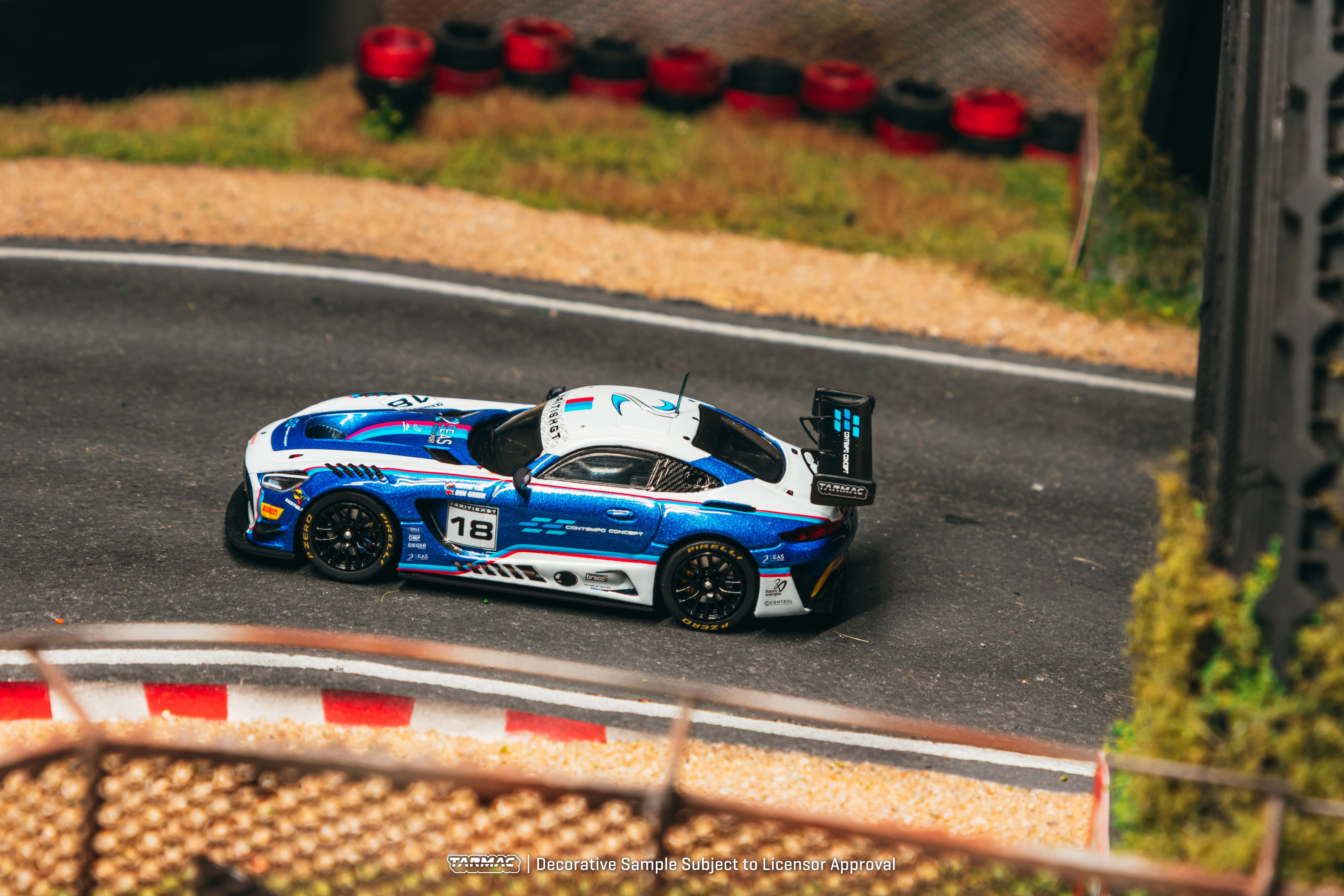 Mercedes-AMG GT3 2 Seas Motorsport #18 K.Tse/B.Green/Ch.Lulham British GT Championship 2026 1:64 Tarmac