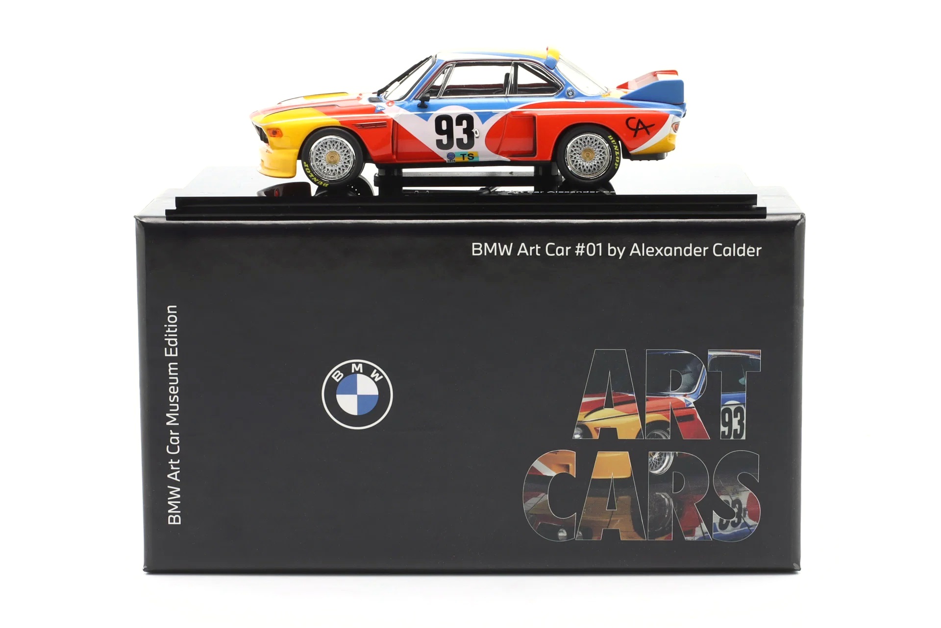 BMW 3.0 CSL Art Car #93 Alexander Calder 24h LeMans 1975 1:43 Norev