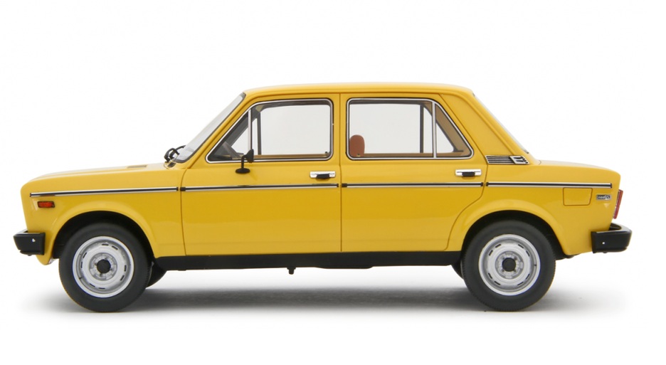 Fiat 128 1100 CL 1976 yellow 1:18 Laudoracing Model