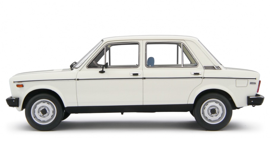 Fiat 128 1100 CL 1976 white 1:18 Laudoracing Model