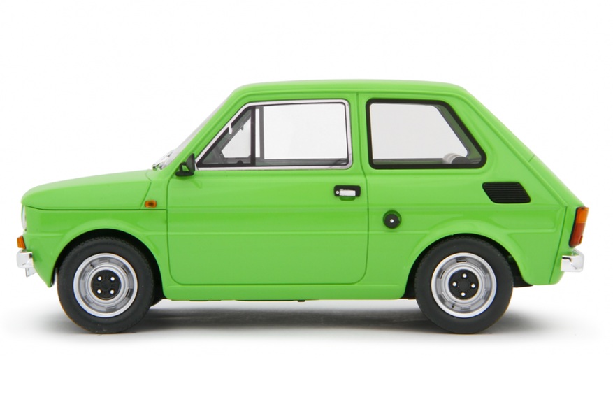 Fiat 126 Base 1976 green 1:18 Laudoracing Model