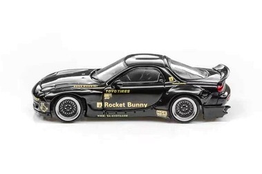 Mazda RX7 FD Rocket Bunny black 1:64 ModelModel