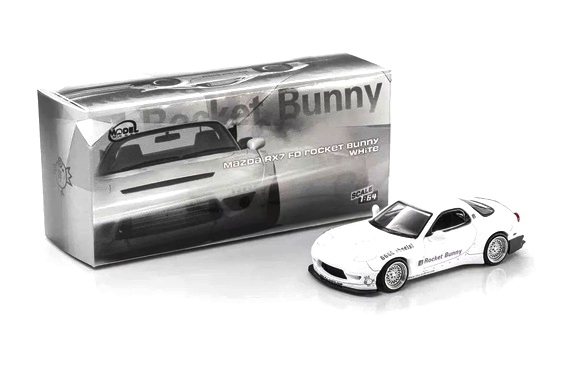 Mazda RX7 FD Rocket Bunny white 1:64 ModelModel