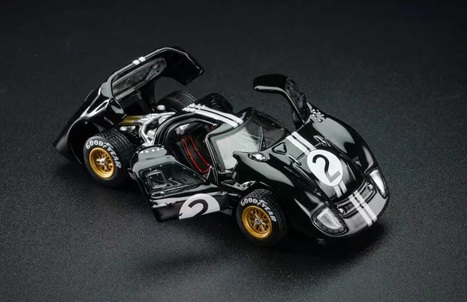 Ford GT40 Mk II #2 black 1:64 FG