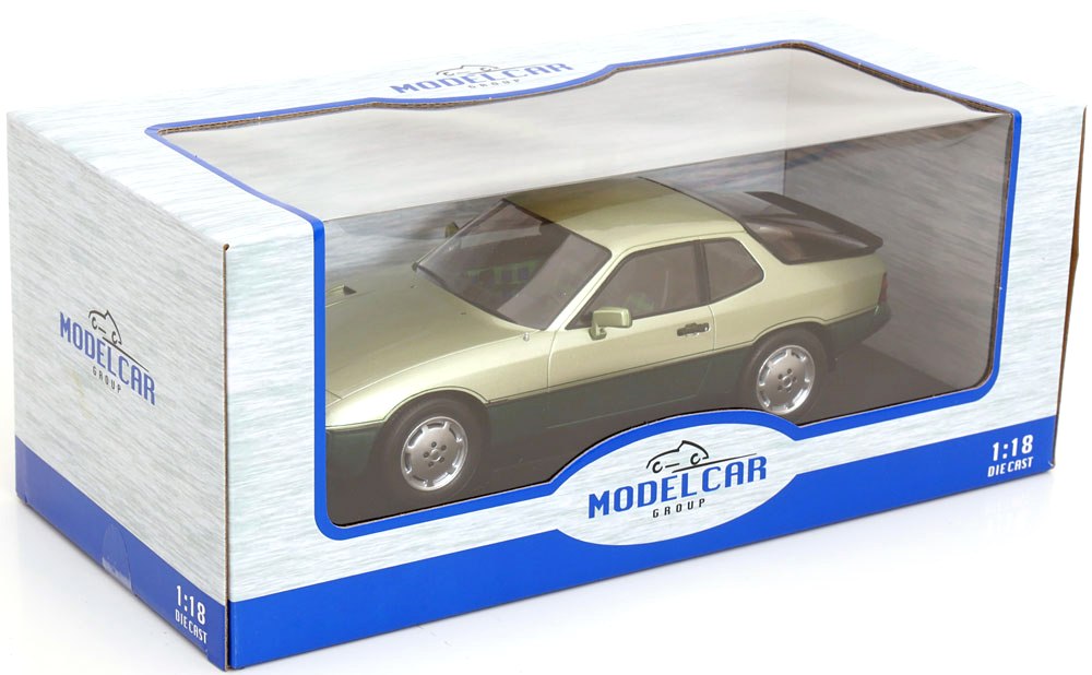 Porsche 924 Turbo 1979 light green/green 1:18 MCG Modelcar Group