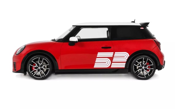 Mini Cooper JCW 1965 Victory Edition 2026 Chili Red 1:18 OttOmobile
