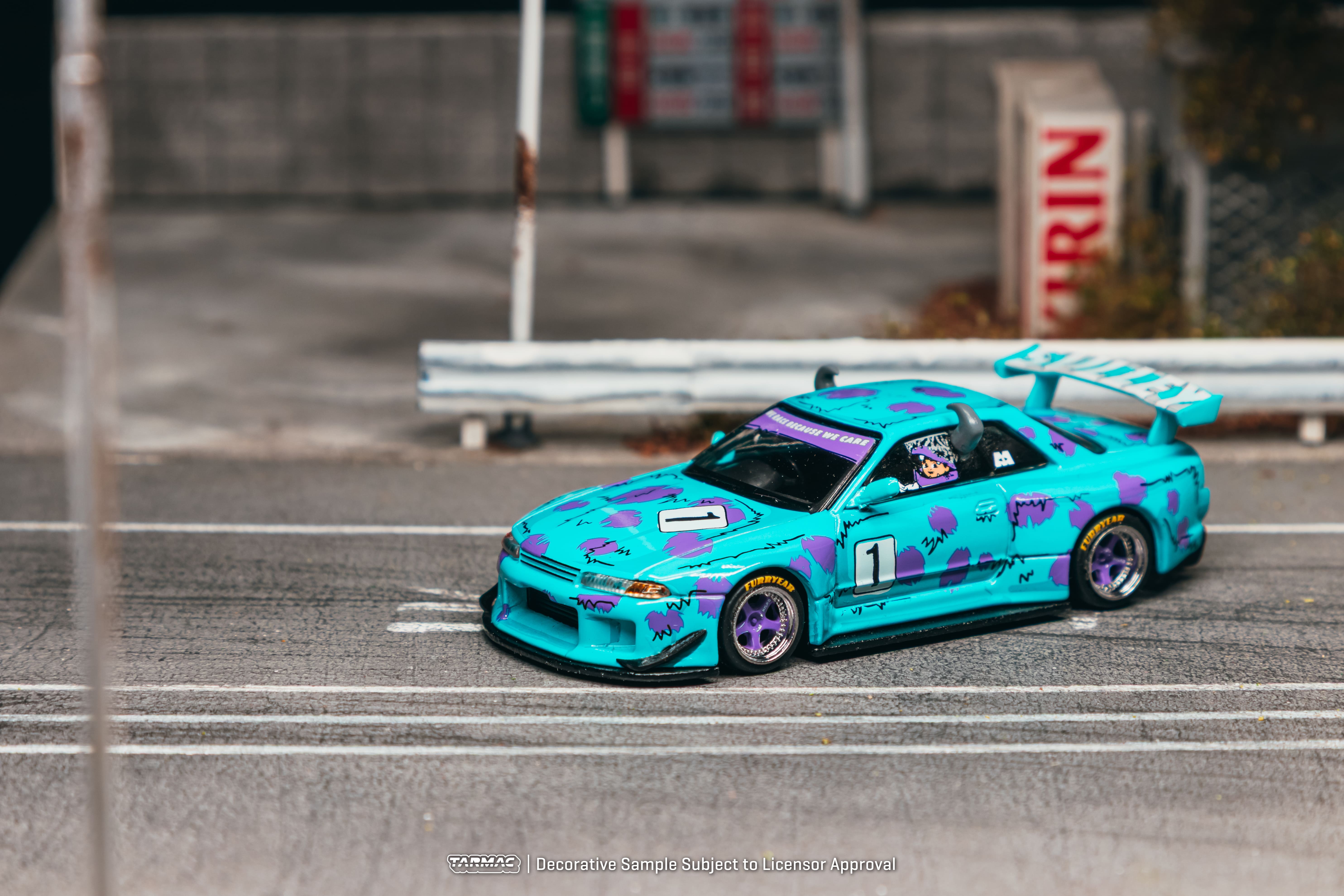 Nissan Skyline (R32) Widebody Designed By Jon Sibal *Sulley* blue/purple 1:64 Tarmac