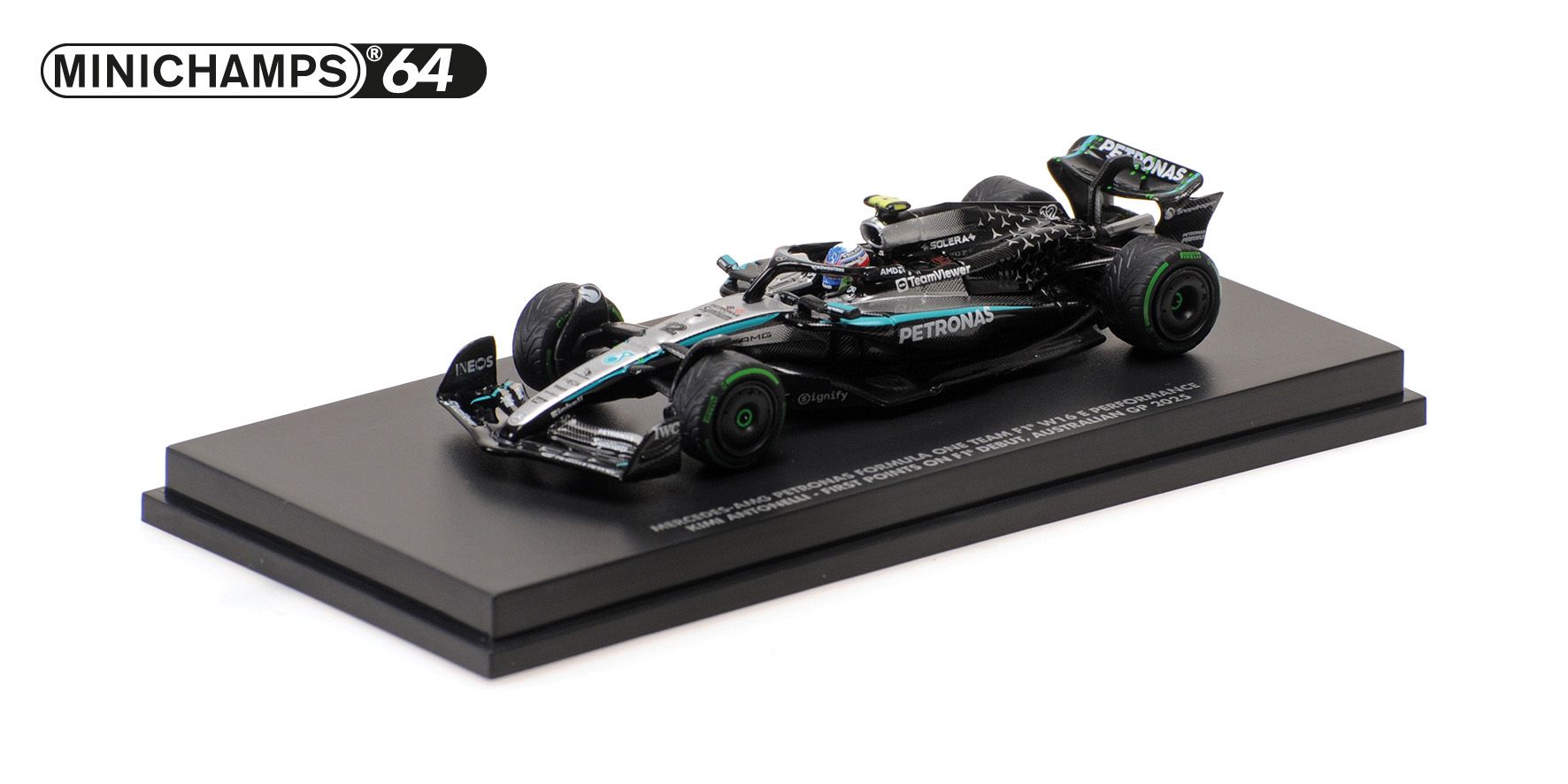 Mercedes-AMG Petronas F1 Team F1 W16 E Performance #12 Andrea Kimi Antonelli China GP 2025 1:64 Minichamps