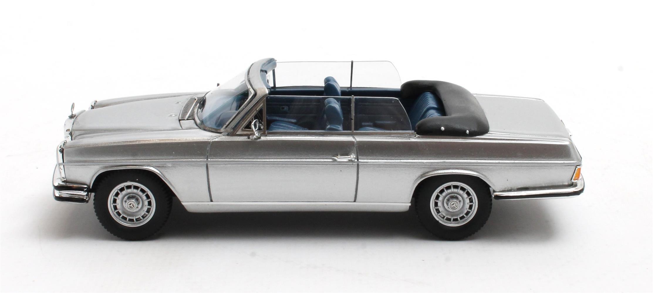 Mercedes-Benz 280CE W114 Cabriolet Open 1968 silver 1:43 Matrix Scale Models