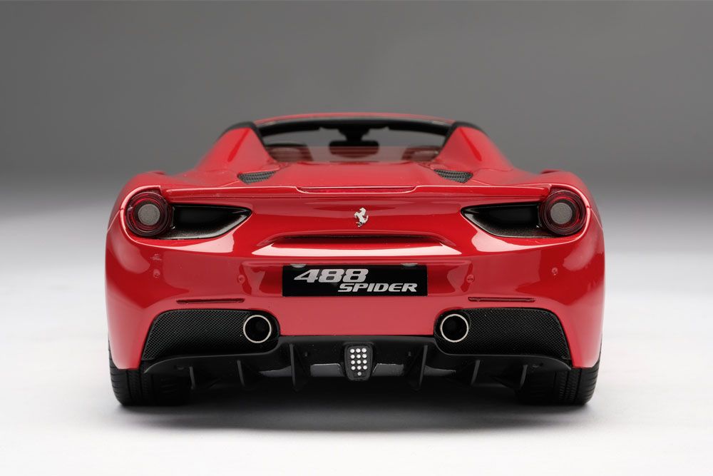 Ferrari 488 Spider red 1:18 Amalgam