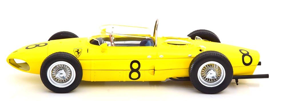 Ferrari F1 Dino 156 Sharknose #8 Olivier Gendebien 4th Belgium GP 1961 1:18 CMR