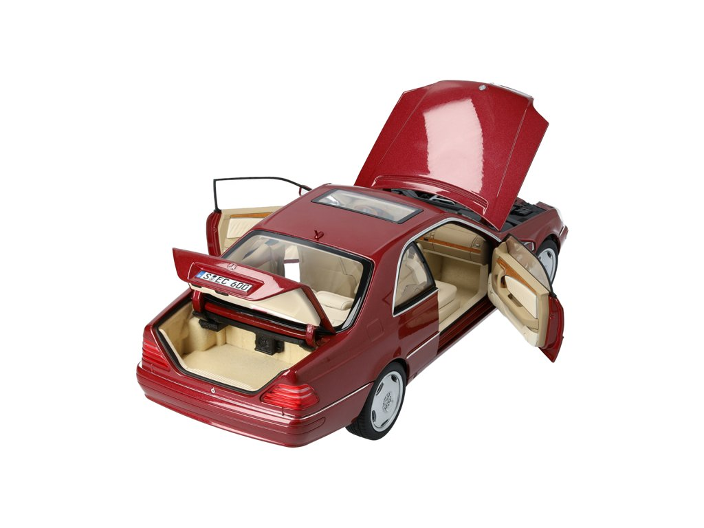 Mercedes-Benz CL 600 C140 1996 red 1:18 Norev