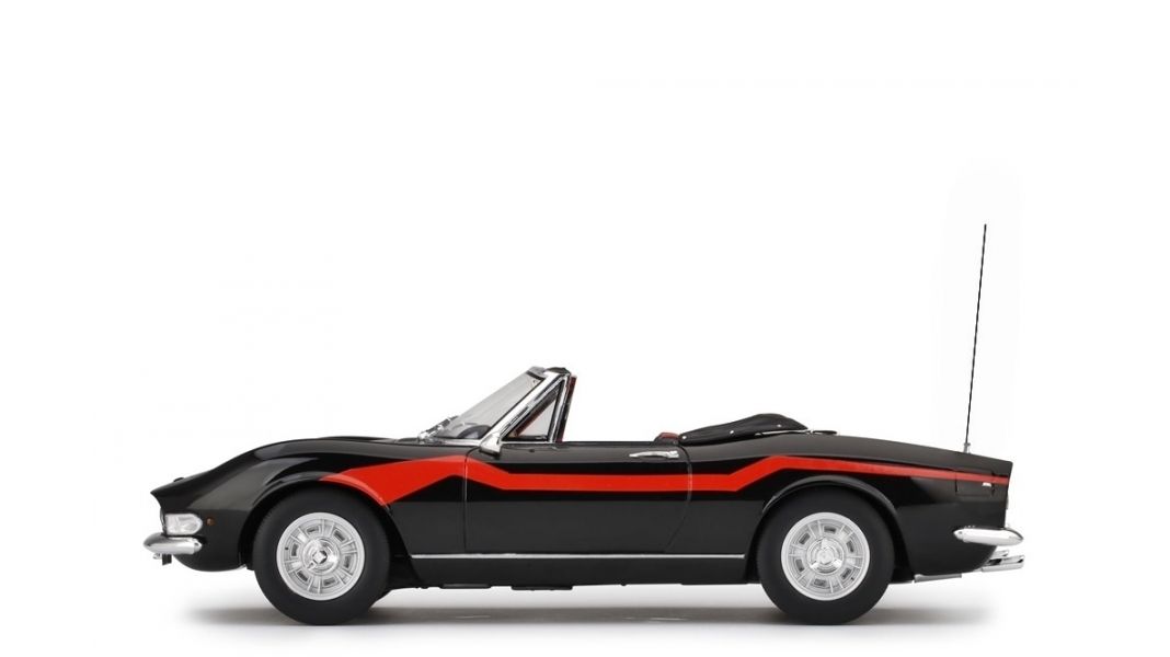 Fiat Dino Spider 2000 1967 Un Sacco Bello black/red 1:18 Laudoracing Model