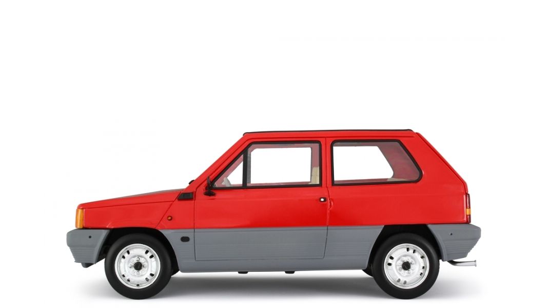 Fiat Panda 45 1980 rosso siam 1:18 Laudoracing Model