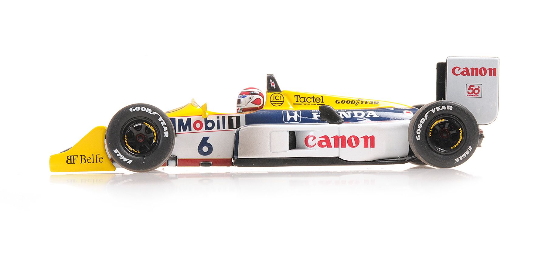 Williams Honda FW11B #6 N.Piquet World Champion 1987 1:43 Minichamps