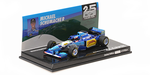 Benetton Renault B195 #1 M.Schumacher Winner French GP 1995 1:43 Minichamps