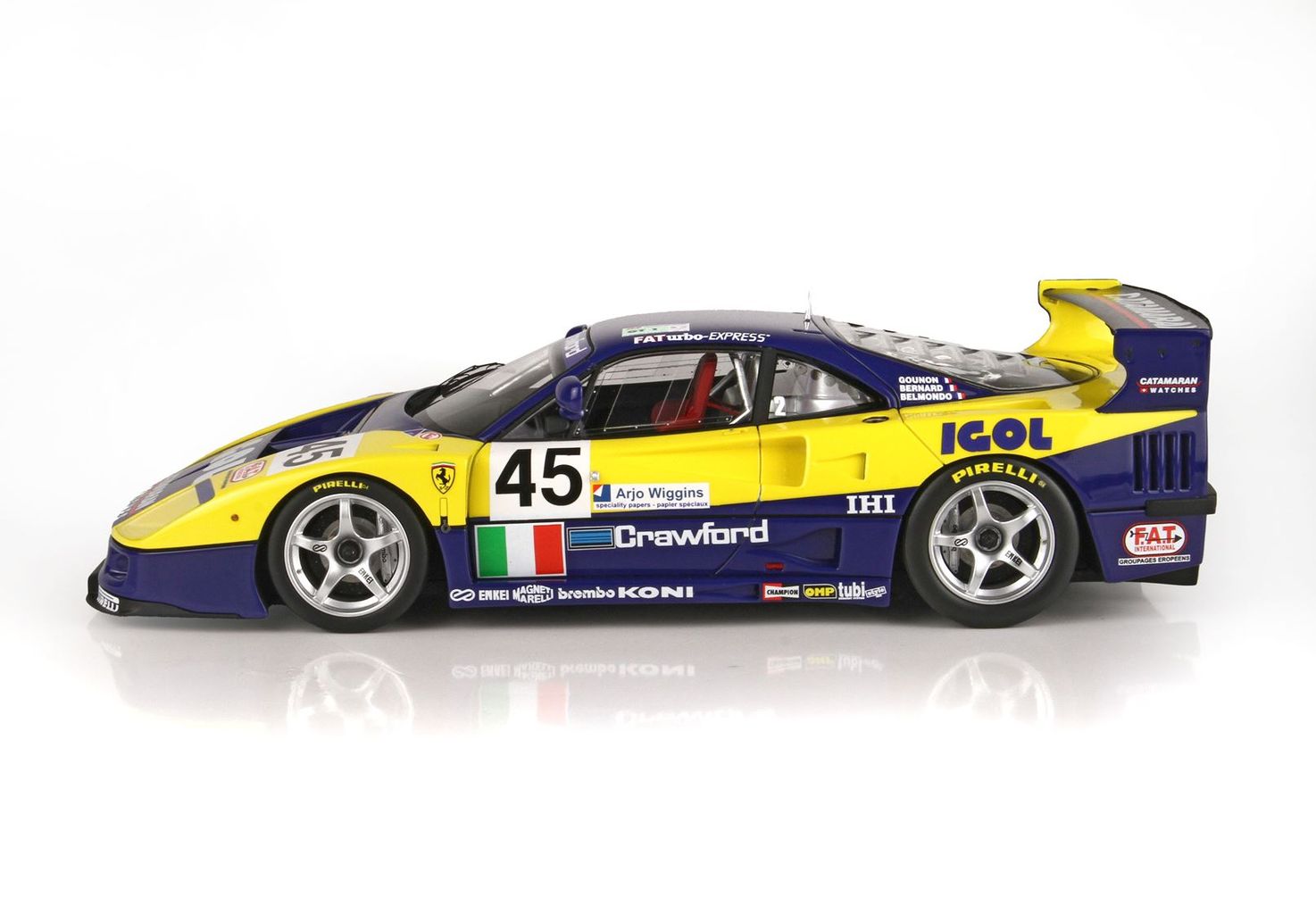 Ferrari F40 #45 Team Ennea Igol Le Mans 1996 1:18 B.B.R. 