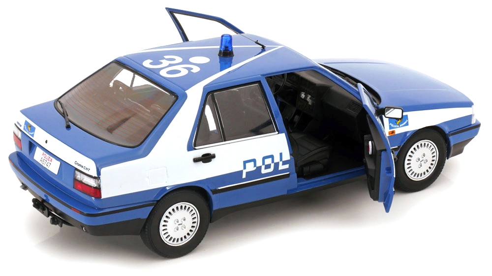 Fiat 2.0 CHT Polizia 1978 Police light blue/white 1:18 Mitica