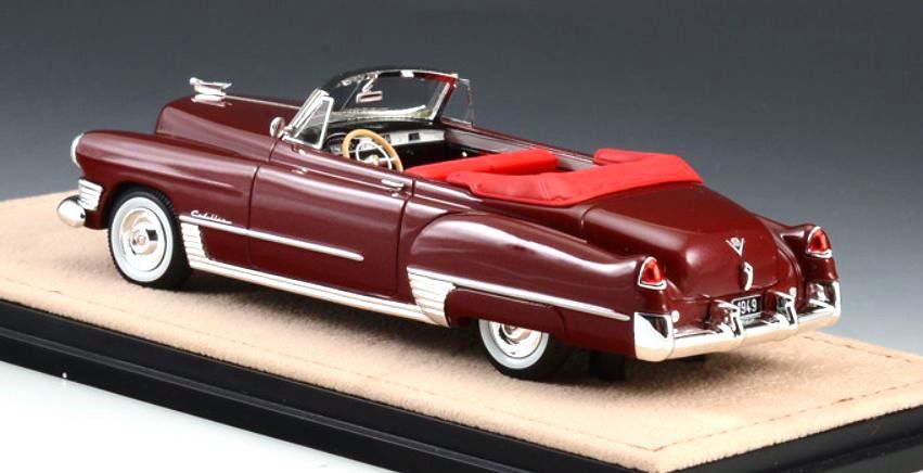 Cadillac Series 62 Convertible Open 1949 red 1:43 Stamp Models