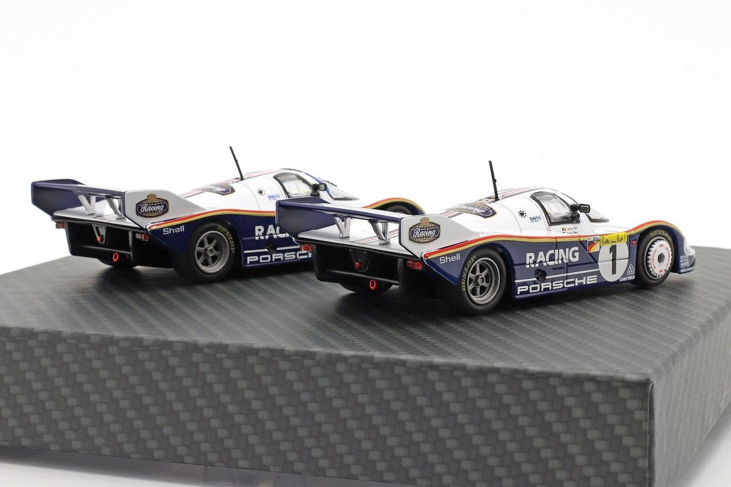 2-car Set Porsche 956K #1 Jacky Ickx, Jochen Mass & #2 Stefan Bellof, Derek Bell 1000km Nürburgring 1983 1:43 Werk83