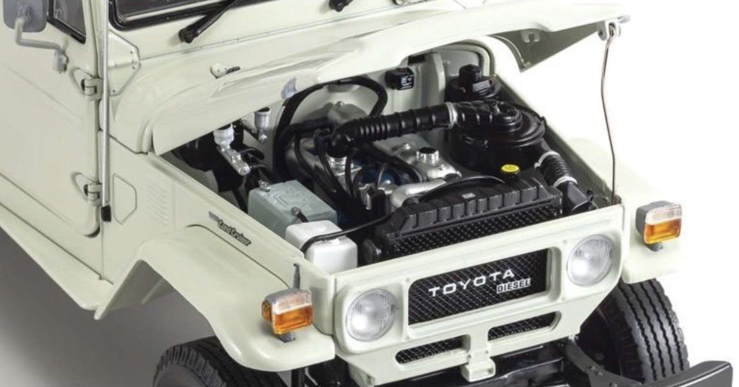 Toyota Land Cruiser 40 Pick-Up white 1:18 Kyosho