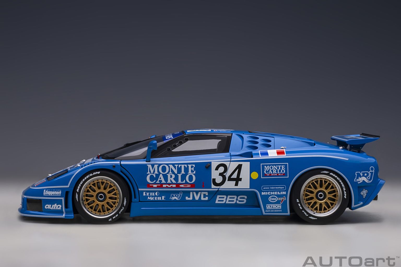 Bugatti EB110 LM 1994 #34 1:18 AUTOart