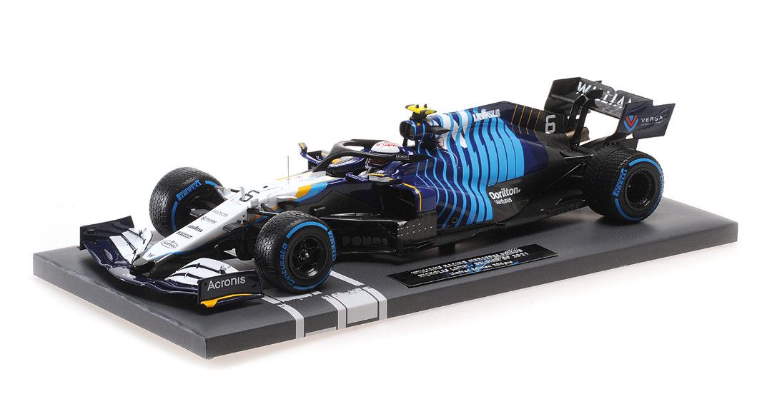 Williams Racing Mercedes FW43B #6 N.Latifi Belgian GP 2021 1:18 Minichamps