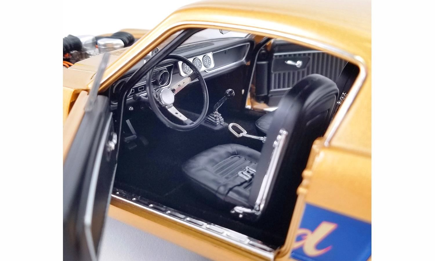 Ford Mustang A/FX *Harvey Ford Dyno Don* 1965 yellow gold 1:18 Acme Diecast