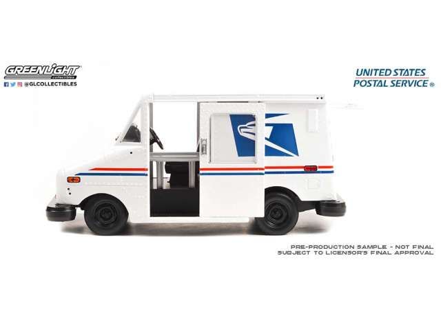 United States Postal Service Long-Life Postal Delivery Vehicle white 1:18 Greenlight