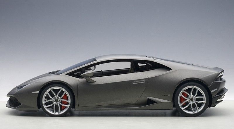 Lamborghini Huracán LP610-4 2014 matt grey 1:12 AUTOArt