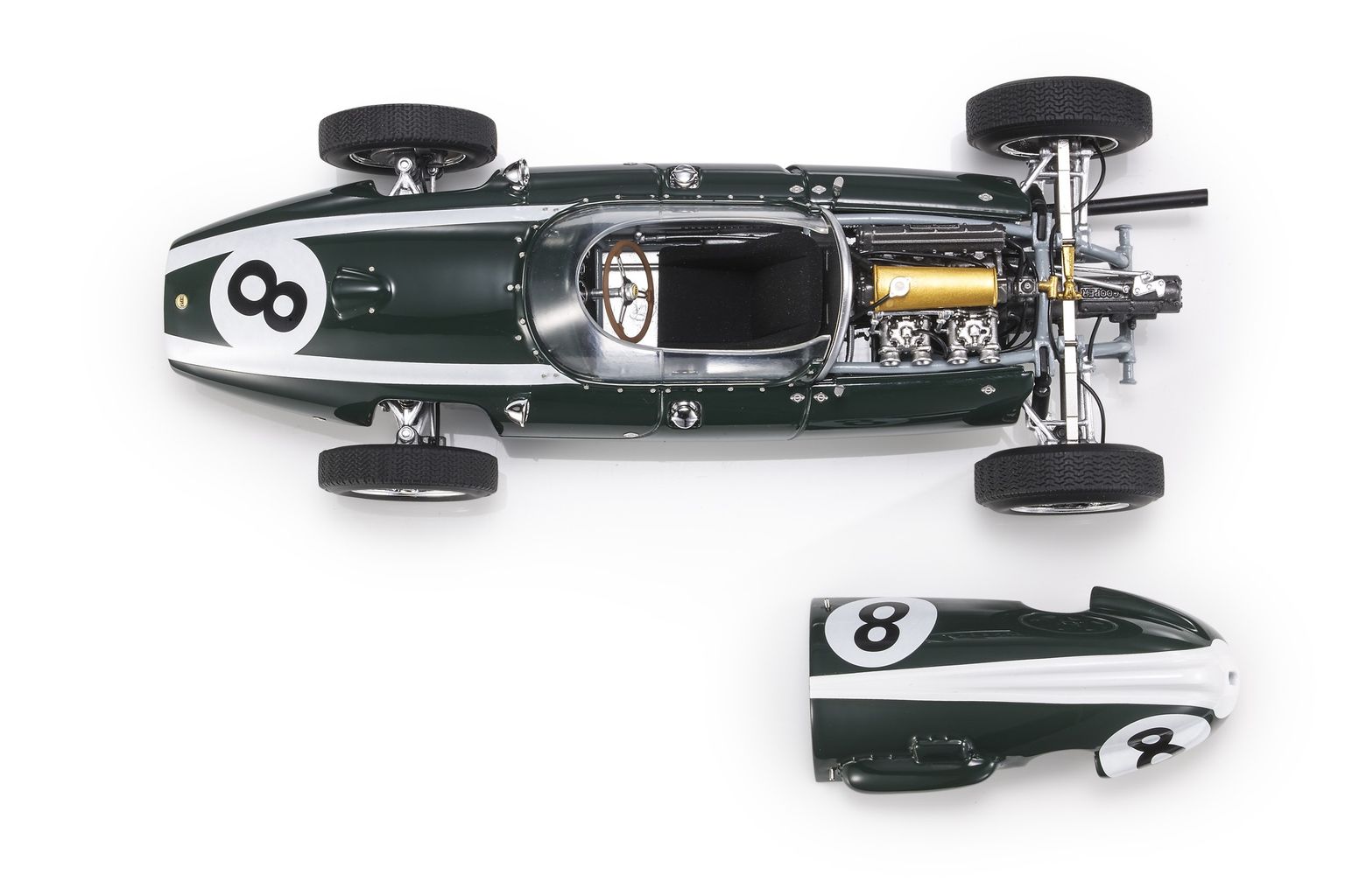 Cooper F1 T51 #8 J.Brabham 1959 World Champion 1:18 GP Replicas