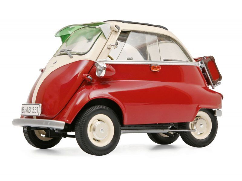 BMW Isetta Holidays bordeaux/creamwhite 1:18 Schuco