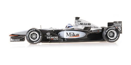 McLaren Mercedes MP4/6 #3 Mika Hakkinen 2001 1:18 Minichamps 