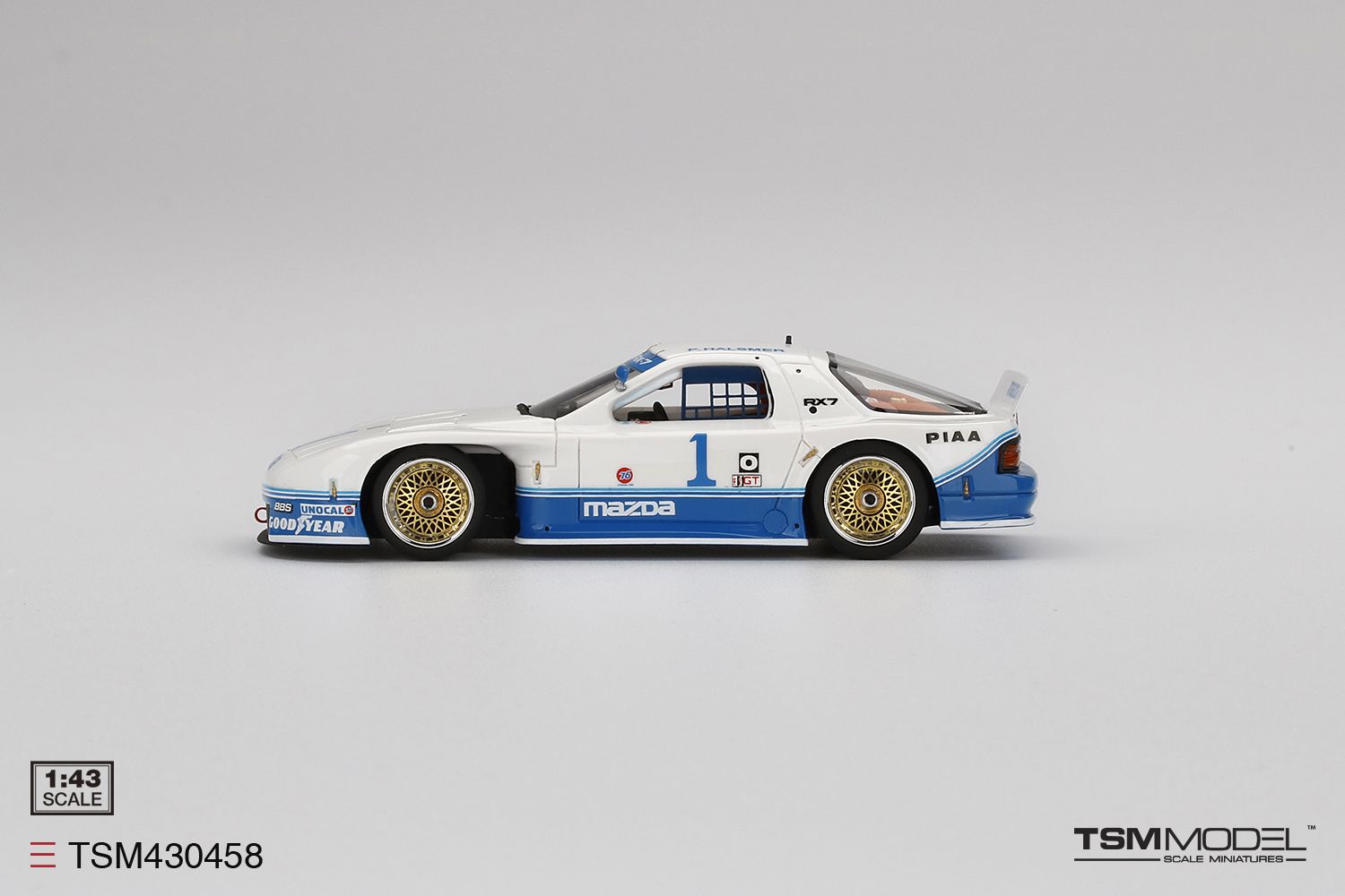 Mazda RX-7 GTO #1 P.Halsmer Winner IMSA Mid-Ohio 250KM 1990 1:43 TSM Model