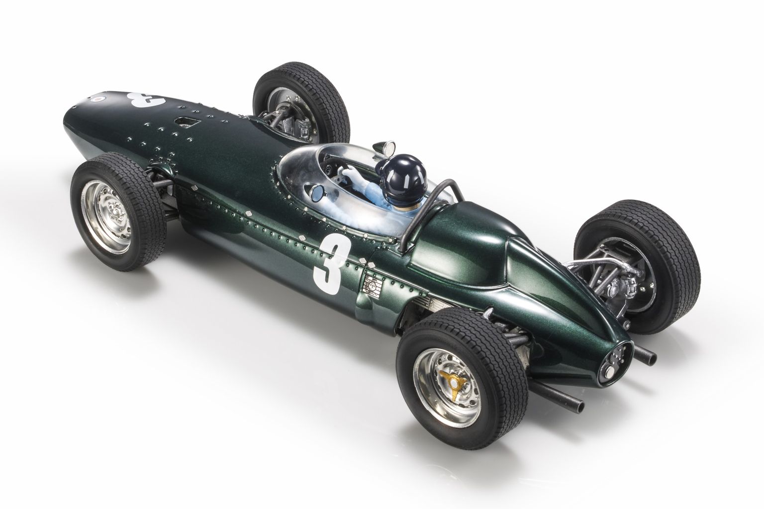  BRM P57 #3 Graham Hill Winner South Africa GP 1962 with pilot figure 1:18 GP Replicas