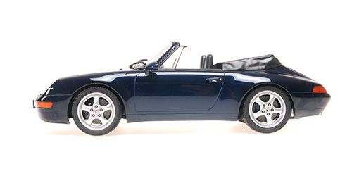 Porsche 911 993 Cabriolet 1994 blue metallic 1:18 Minichamps