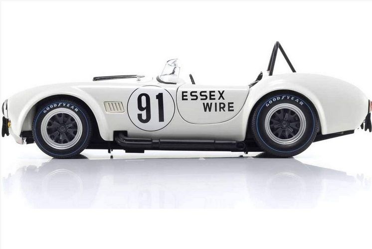 Ford Shelby Cobra 427 S/C Spider Essex Wire #91 S.Scott 500Km Bridgehampton 1965 1:18 Kyosho