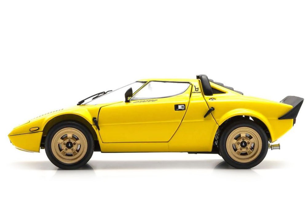 Lancia Stratos HF 1975 yellow 1:18 Kyosho