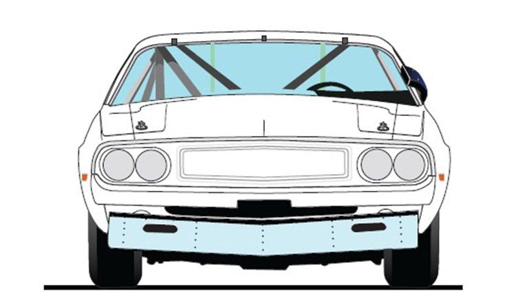 Dodge Challenger Street Fighter *Kowalski* 1970 white 1:18 Acme Diecast