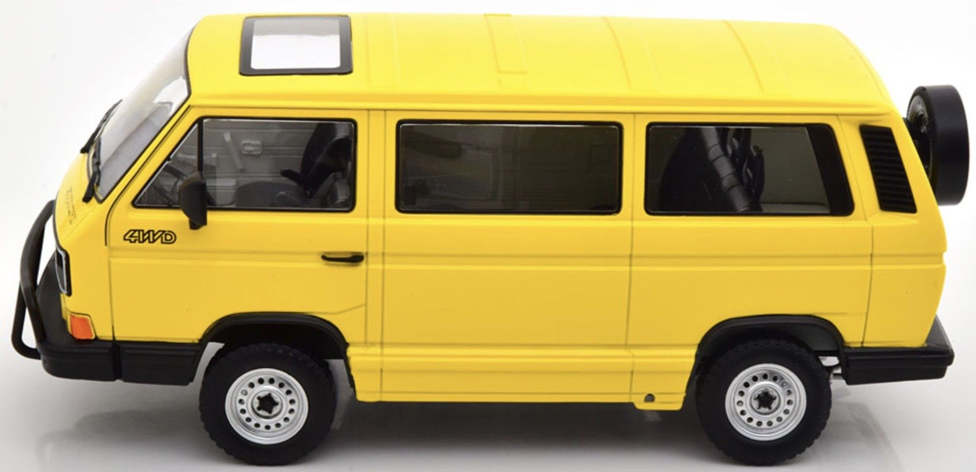 Volkswagen T3 Minibus SYNCRO 1987 yellow 1:18 KK Scale